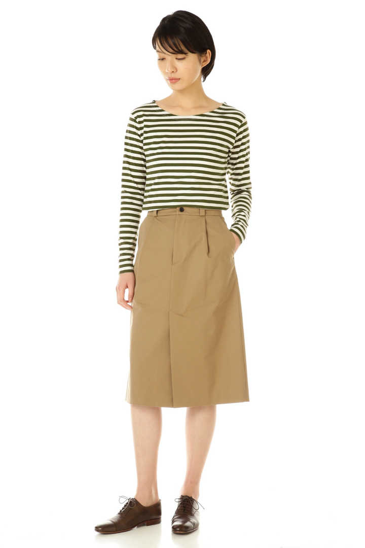 LONG SLEEVE EVEN STRIPED T-SHIRT