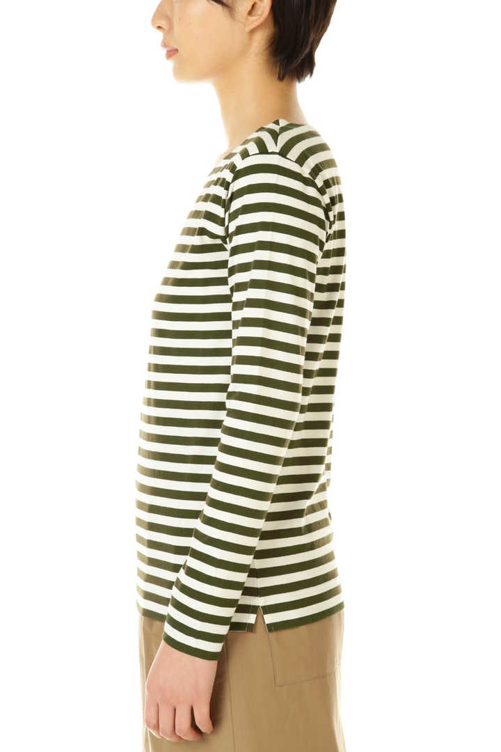 LONG SLEEVE EVEN STRIPED T-SHIRT