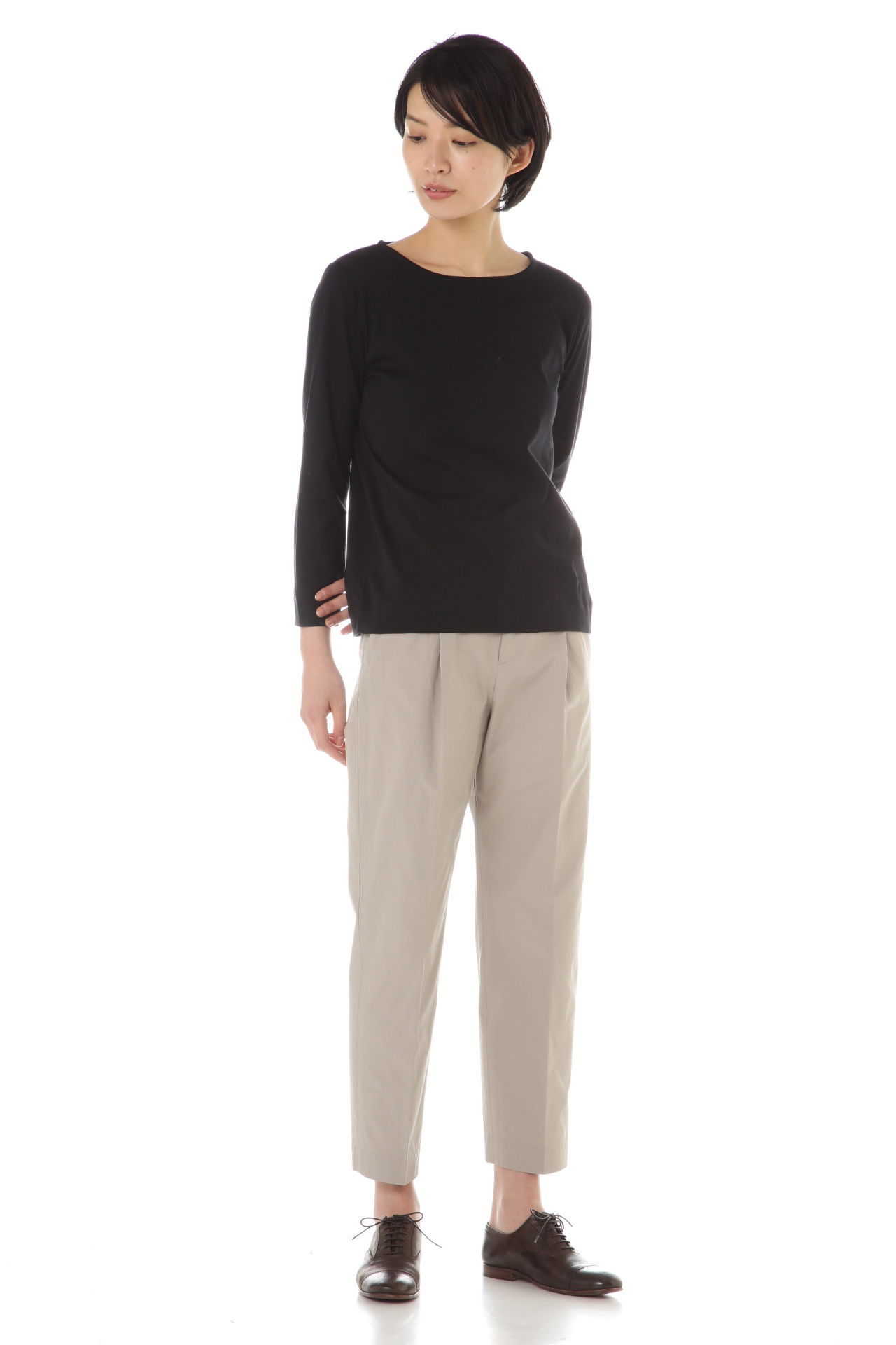 COTTON CREW NECK JERSEY