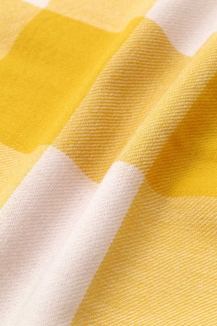 LARGE CHECK WOOL SCARF