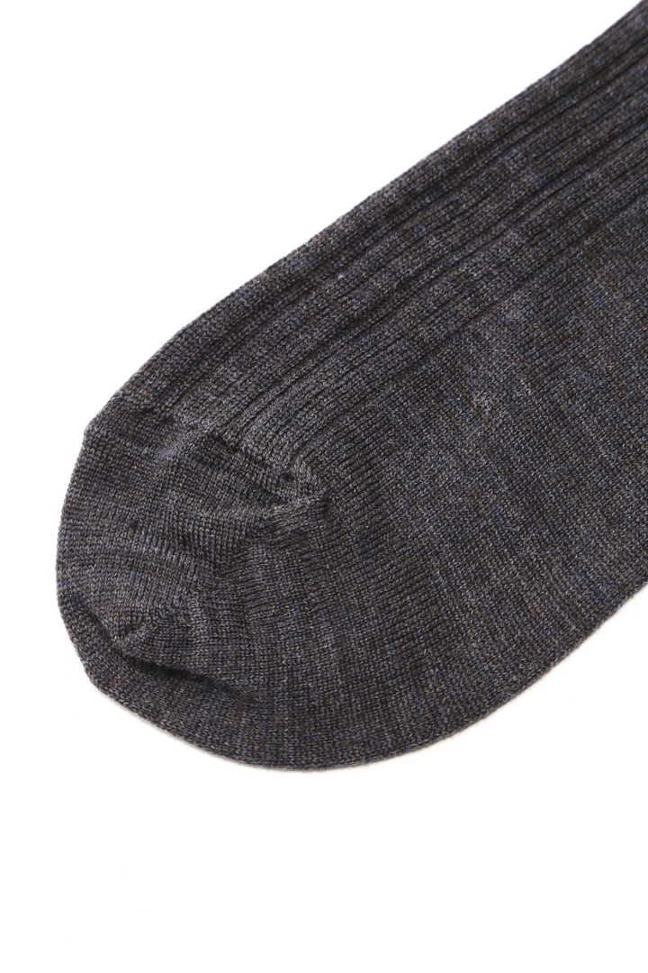 RIB WOOL SHORT SOCK