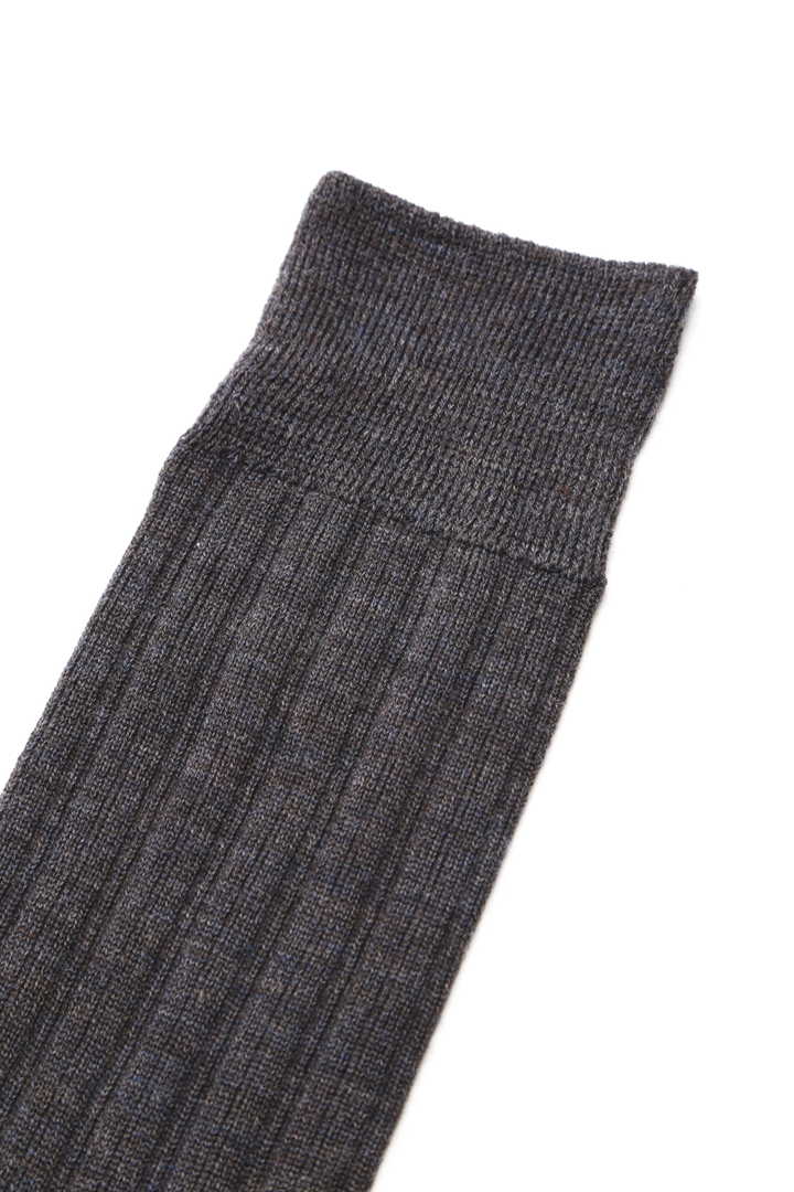 RIB WOOL SHORT SOCK