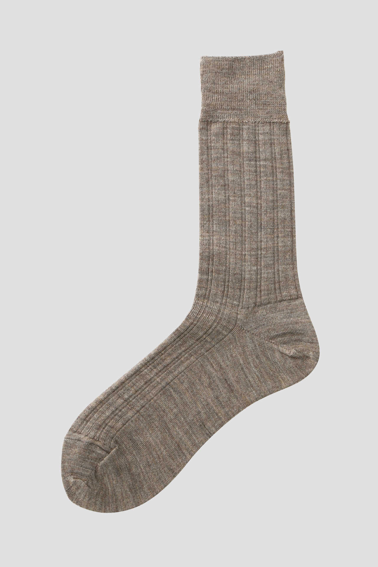 RIB WOOL SHORT SOCK