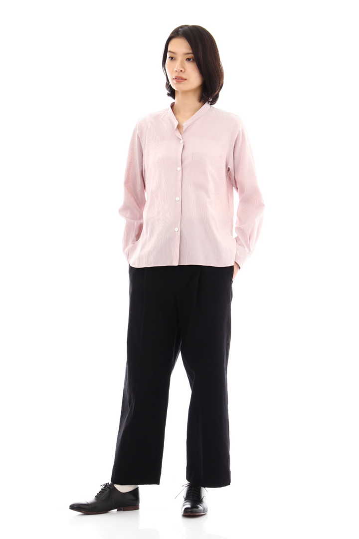 SILK COTTON NARROW STRIPE4