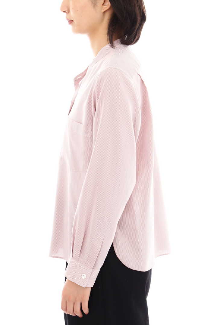SILK COTTON NARROW STRIPE5