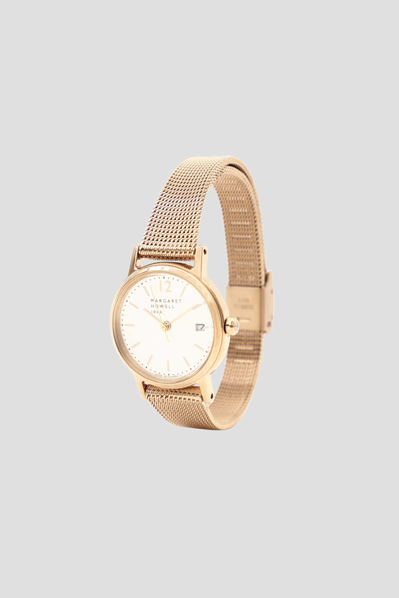 MESH BAND DATE WATCH1
