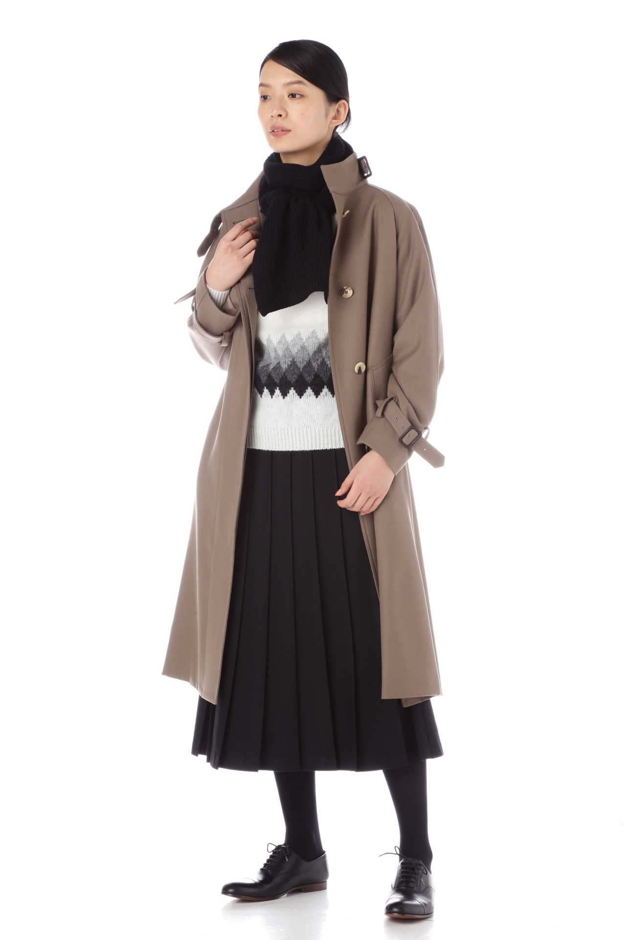 FINE RIB SCARF6