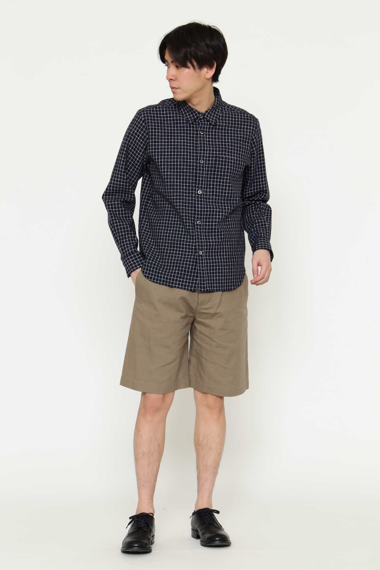 BLOCK CHECK LINEN3