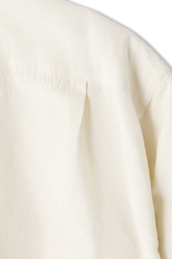 PLAIN WEAVE COTTON LINEN SHIRT4