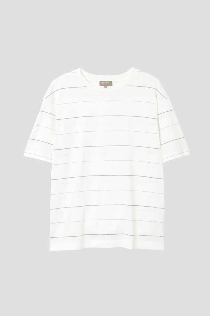 DENSE COTTON ODD STRIPE JERSEY1