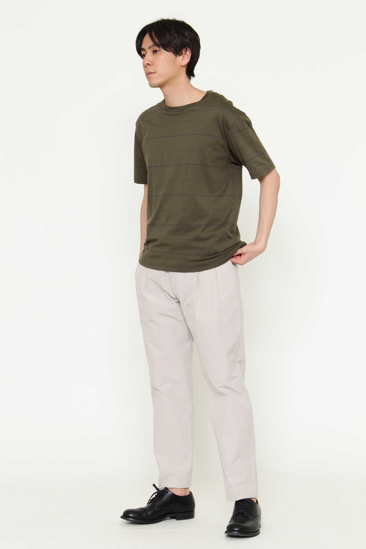 DENSE COTTON ODD STRIPE JERSEY8