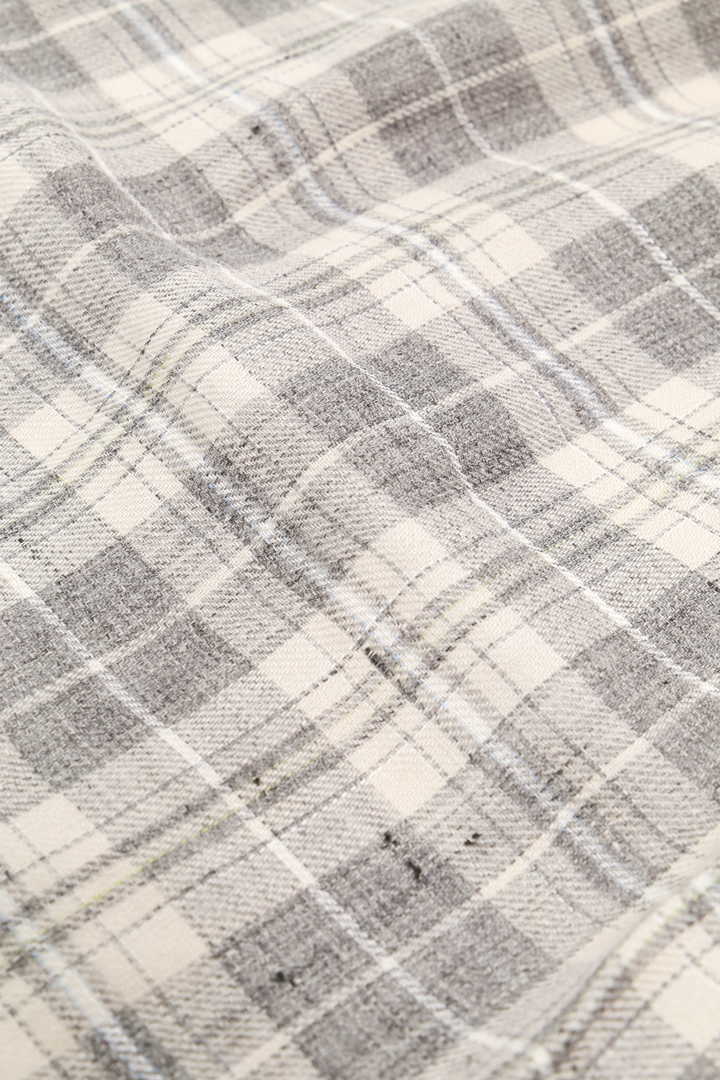 GREY CHECK LINEN SCARF3