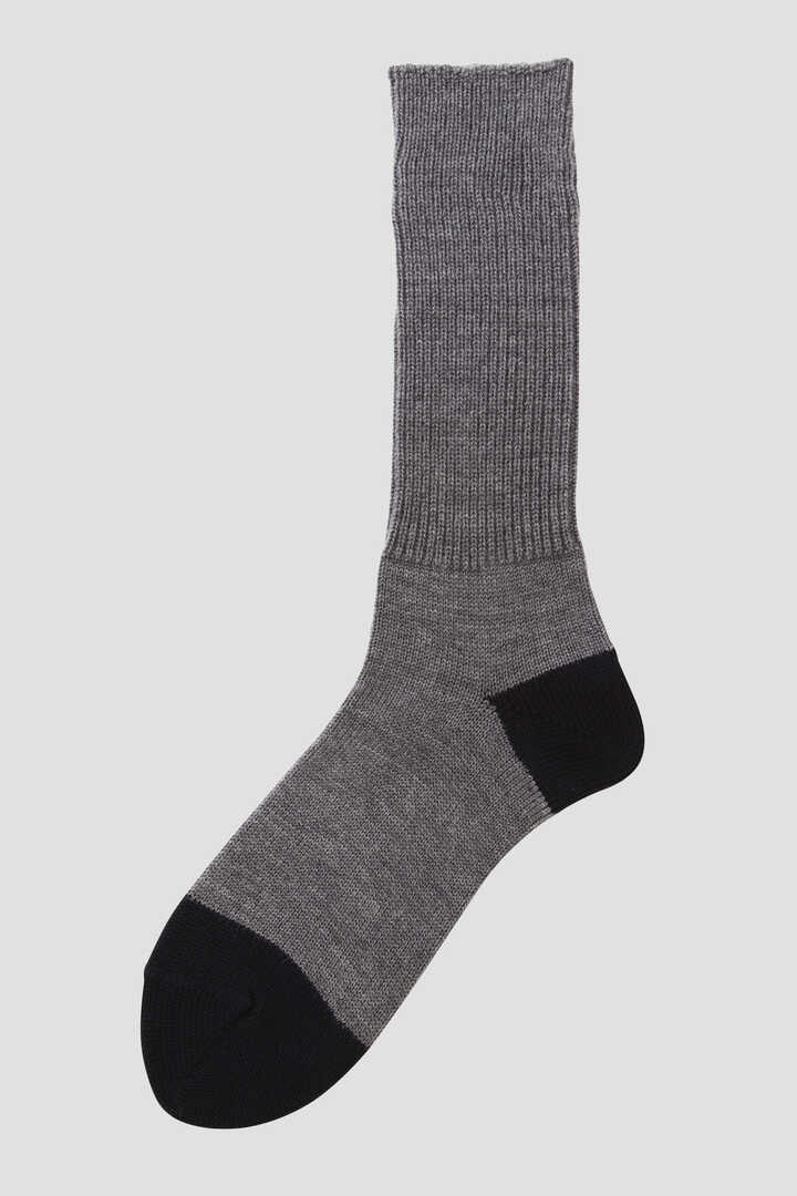PANEL PATTERN LONG RIB SOCK1