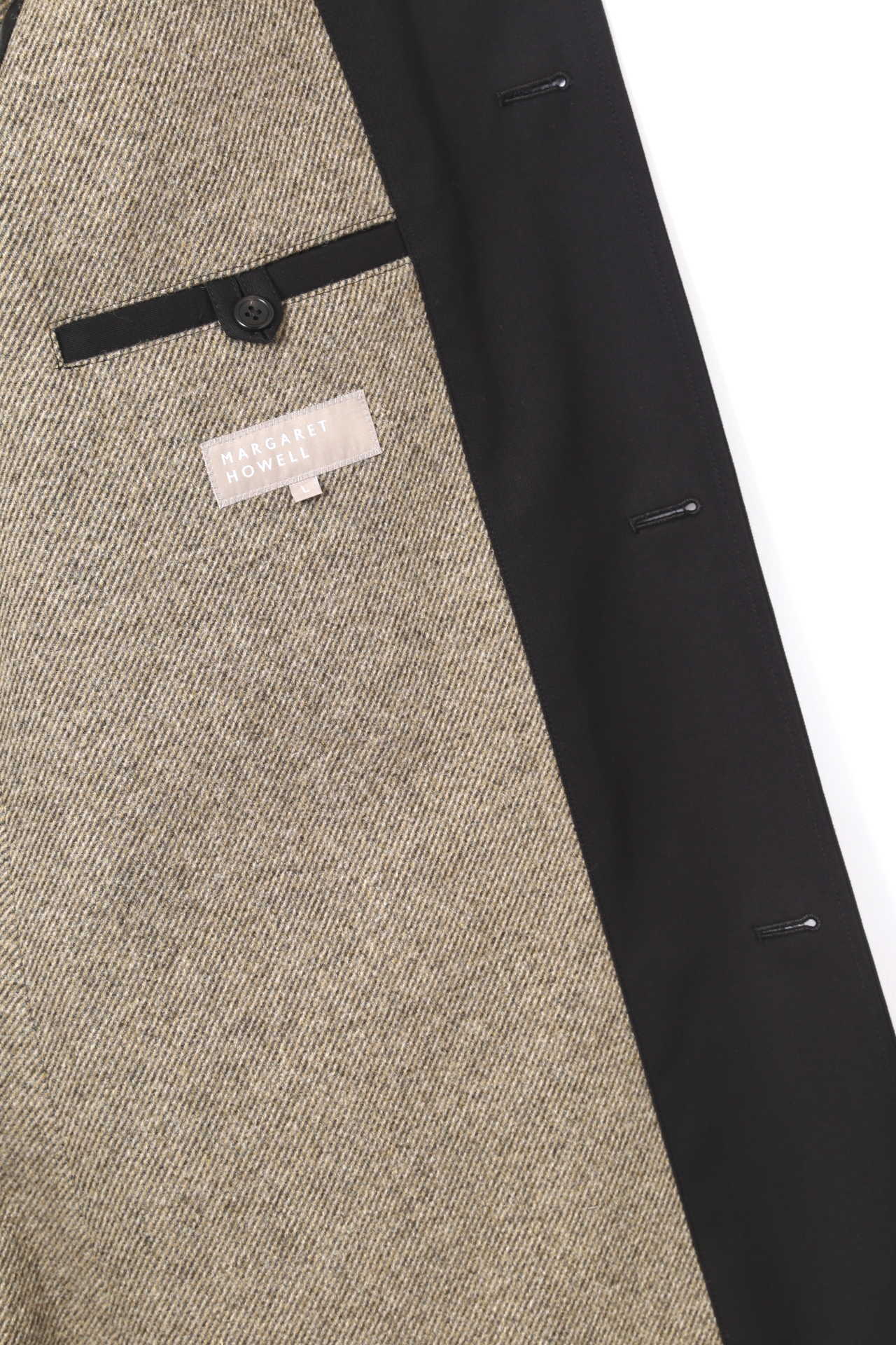 WOOL COTTON GABARDINE