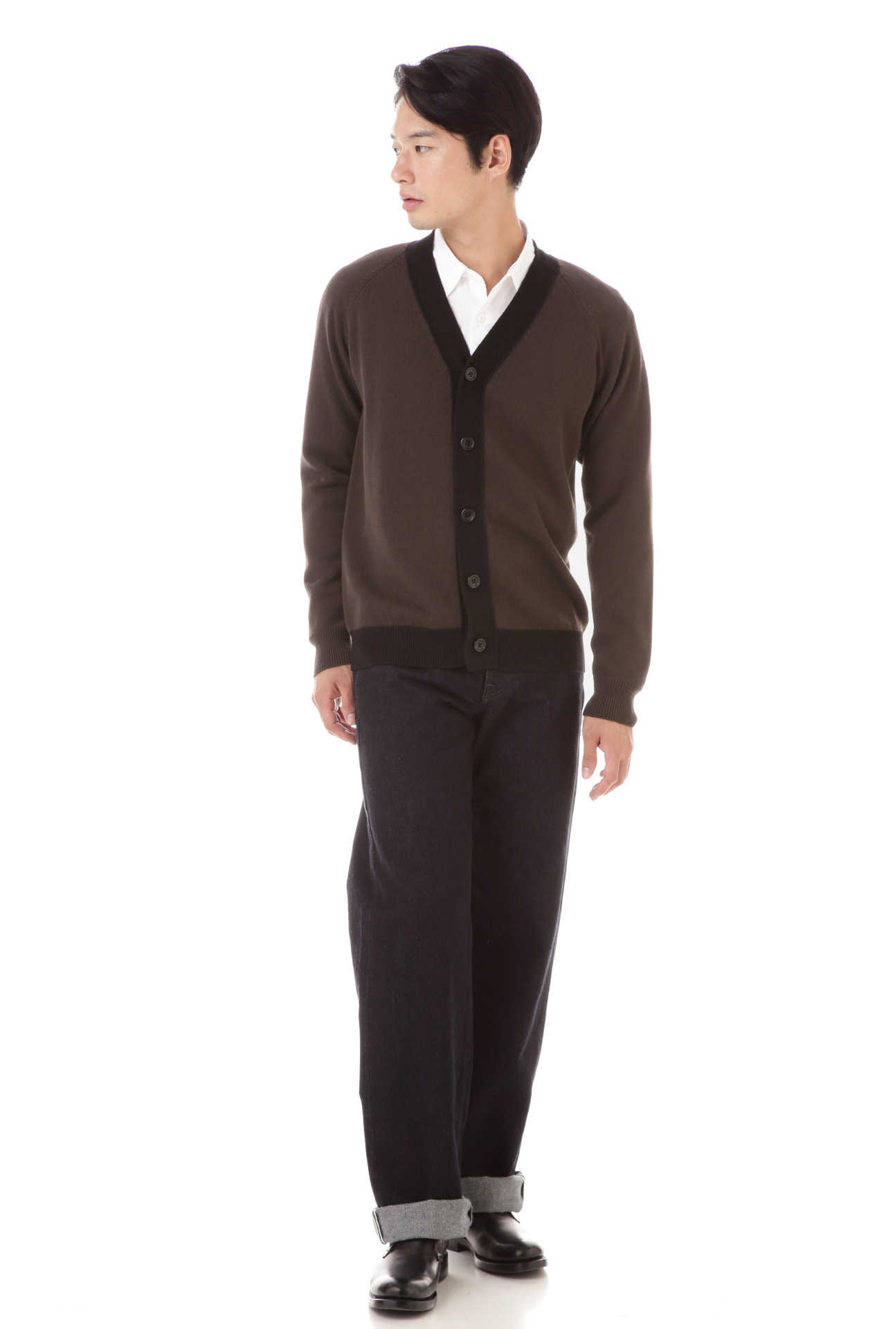 CONTRAST CARDIGAN
