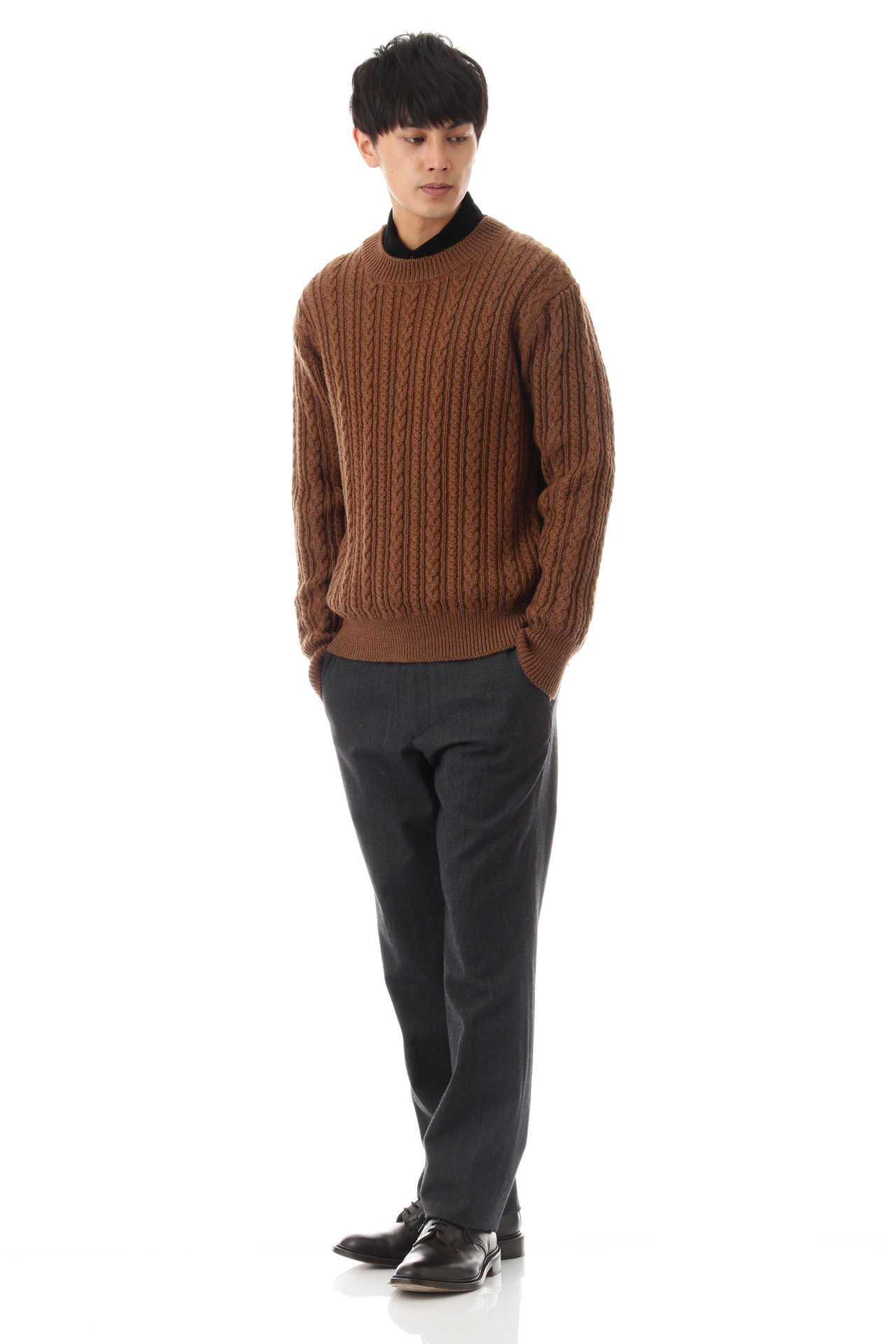 CABLE CREW NECK