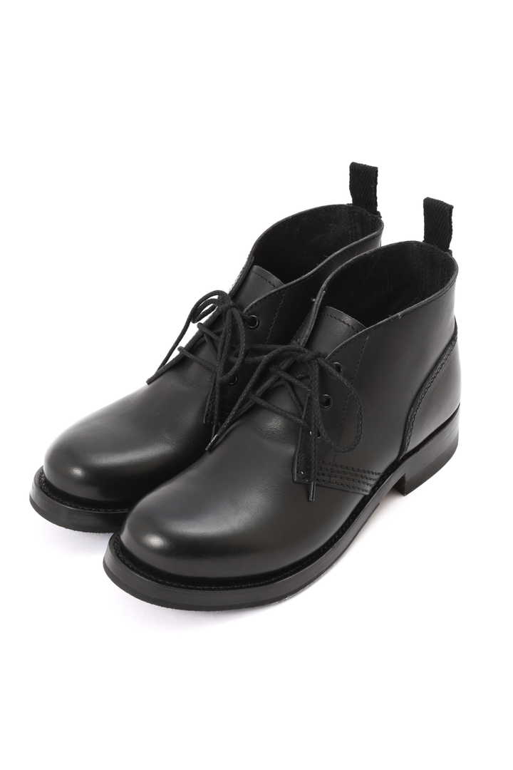LEATHER MILITARY ANKLE BOOT