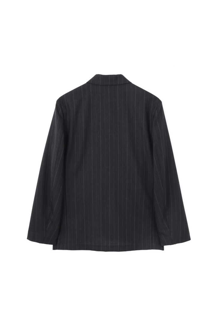 OFFSET WOOL PINSTRIPE
