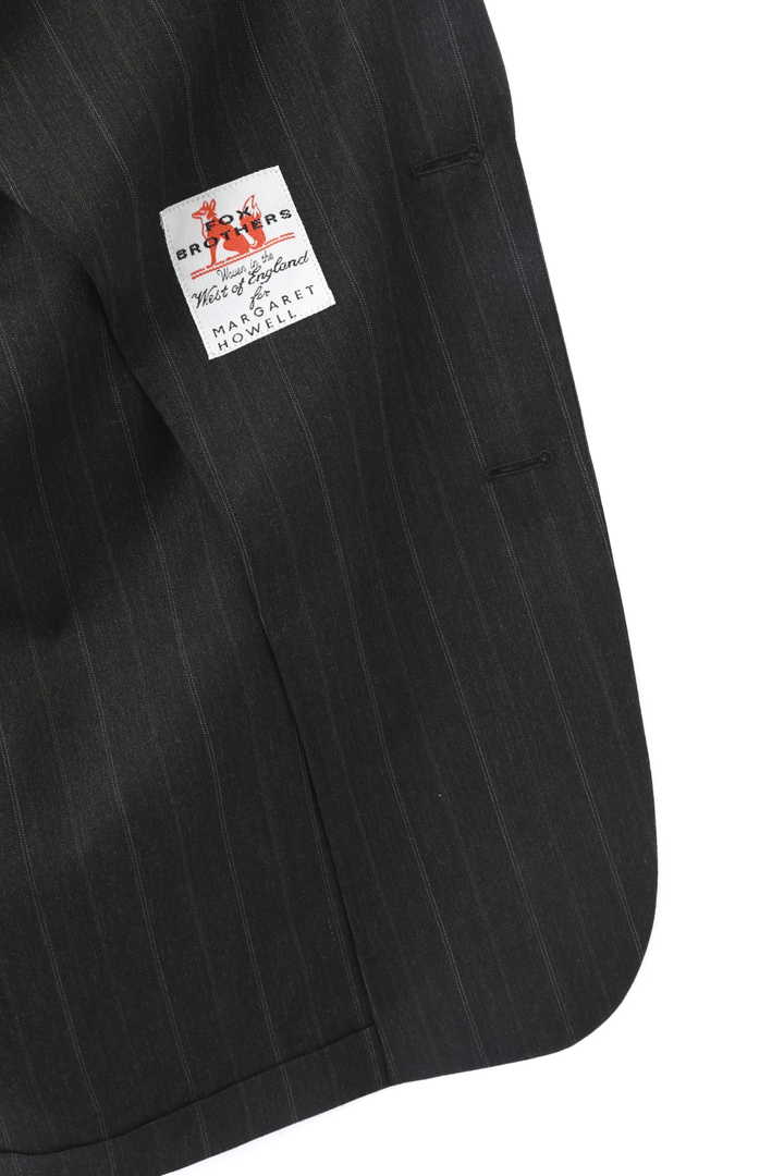 OFFSET WOOL PINSTRIPE