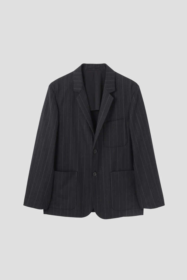 OFFSET WOOL PINSTRIPE