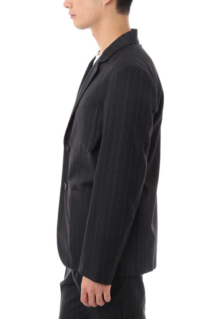 OFFSET WOOL PINSTRIPE