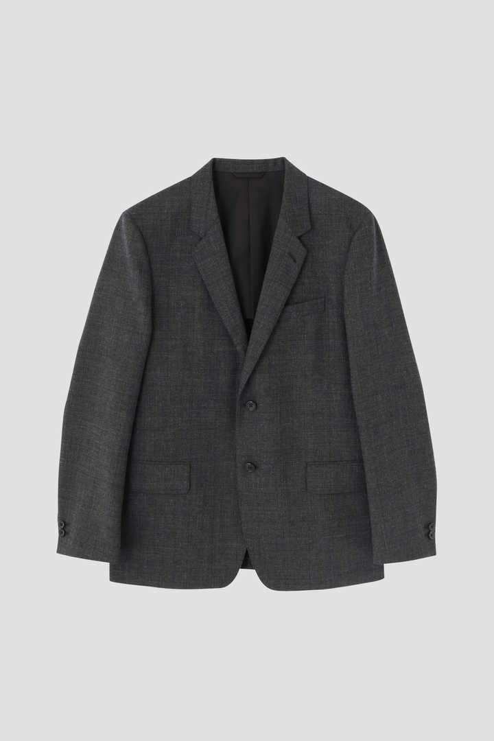 DRY FINISH WOOL HOPSACK WINDOWPANE