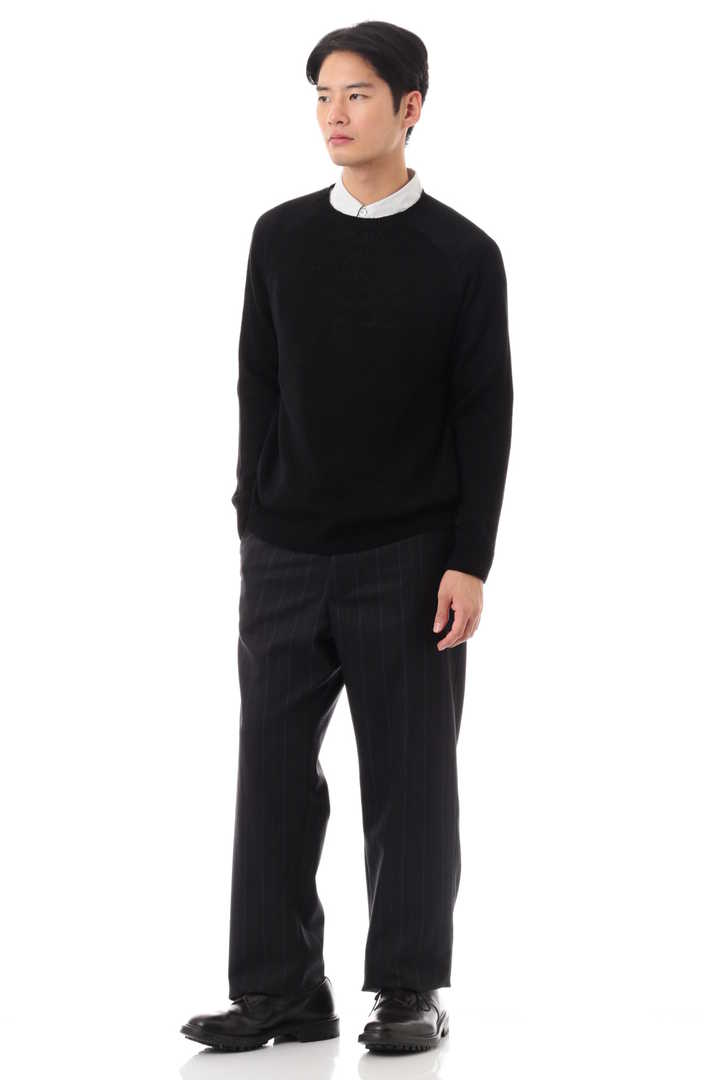 OFFSET WOOL PINSTRIPE