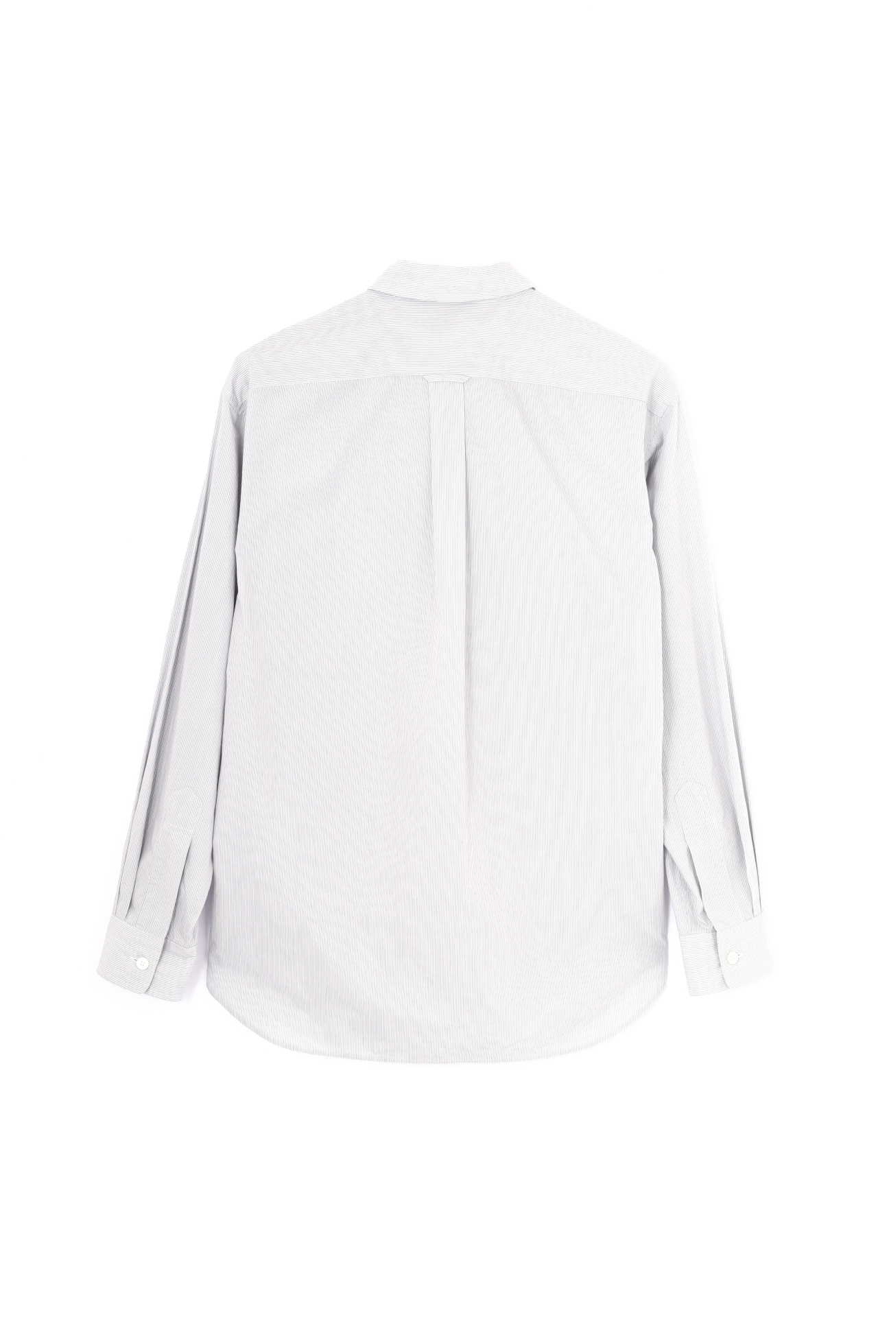 NARROW STRIPE COTTON POPLIN