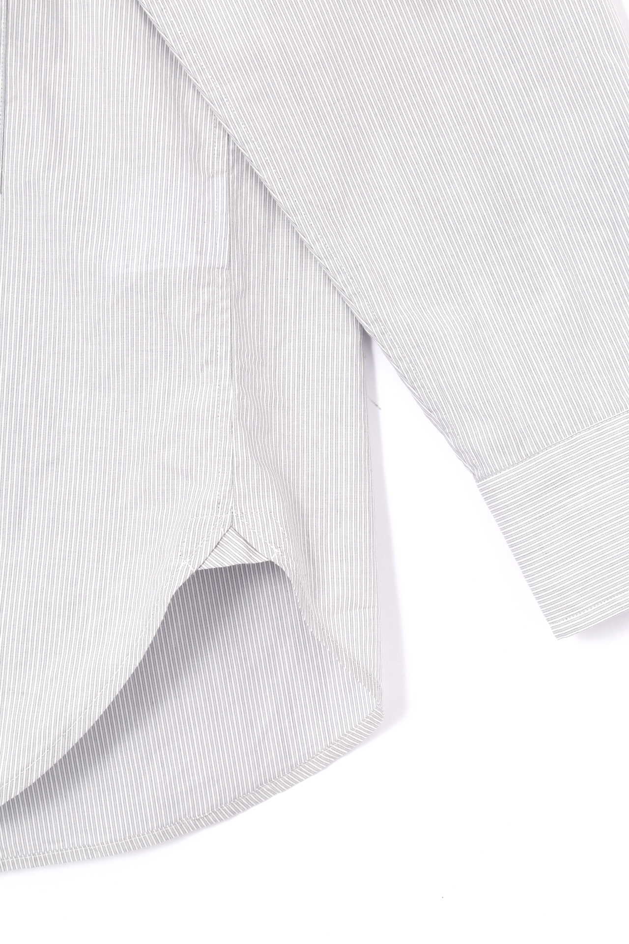 NARROW STRIPE COTTON POPLIN