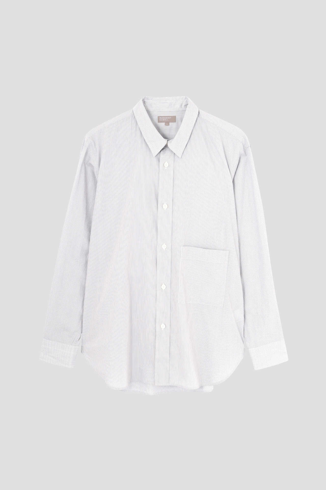 NARROW STRIPE COTTON POPLIN