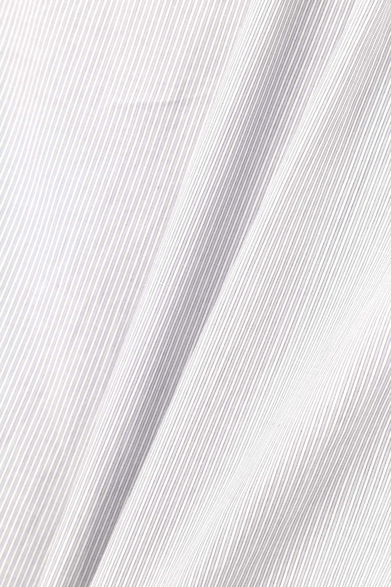 NARROW STRIPE COTTON POPLIN