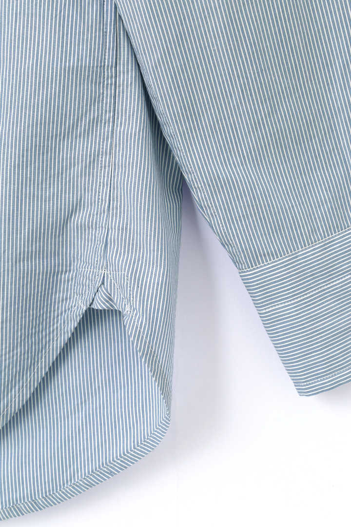 NARROW STRIPE COTTON POPLIN