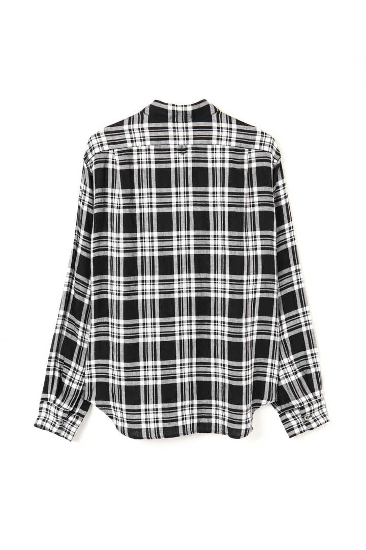 OVERSIZED LINEN CHECK