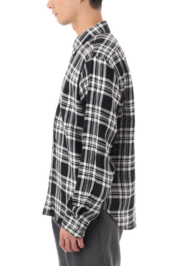 OVERSIZED LINEN CHECK