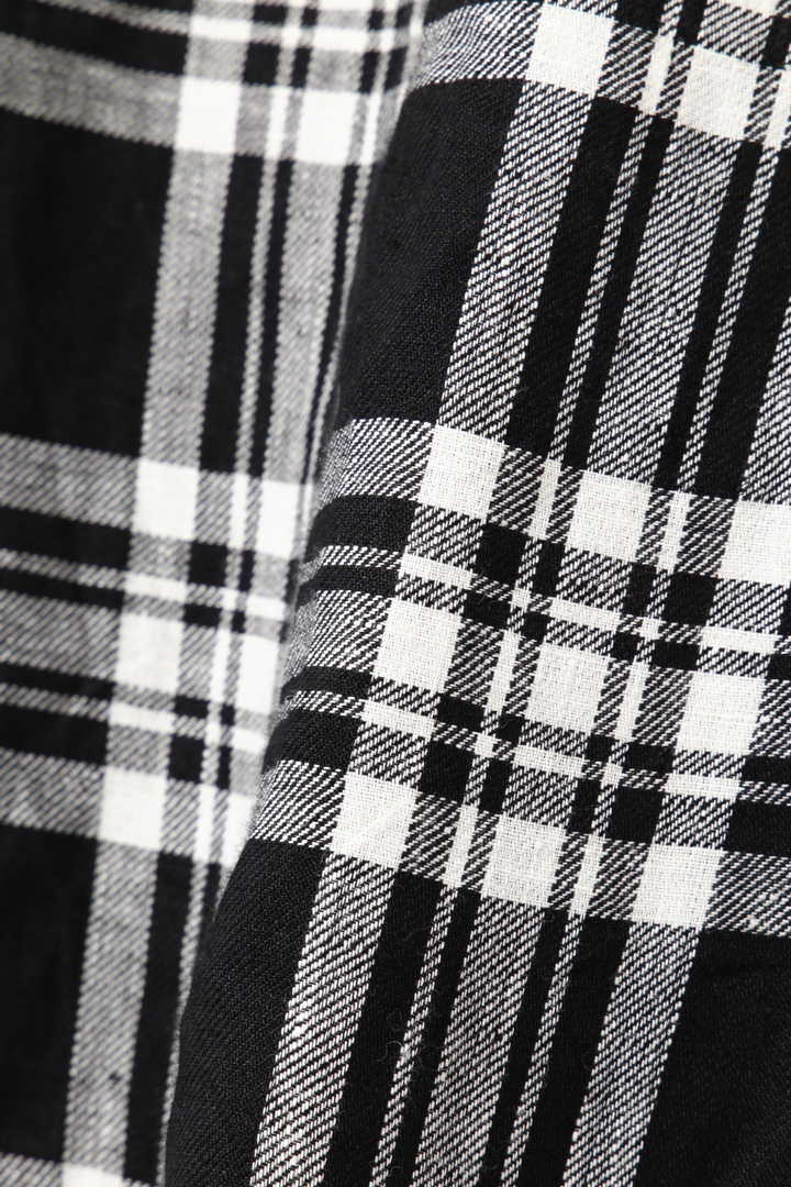 OVERSIZED LINEN CHECK