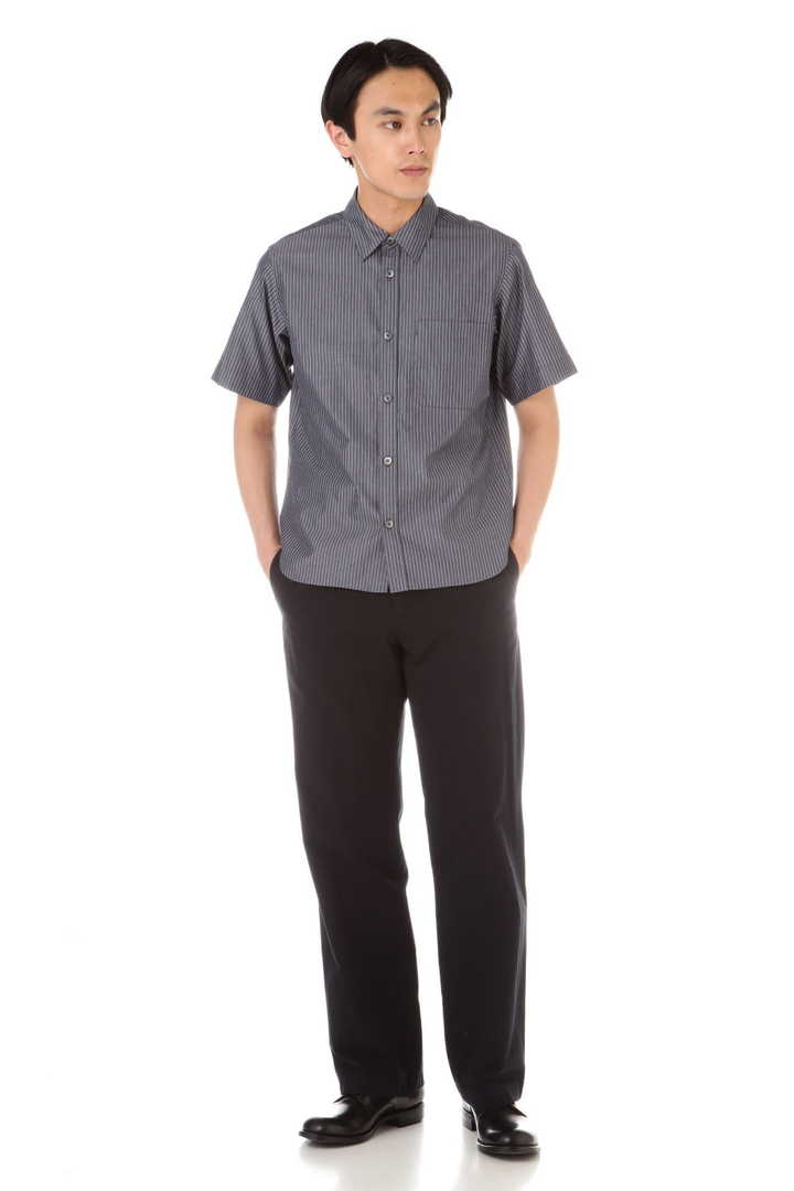 PENCIL STRIPE COTTON POPLIN