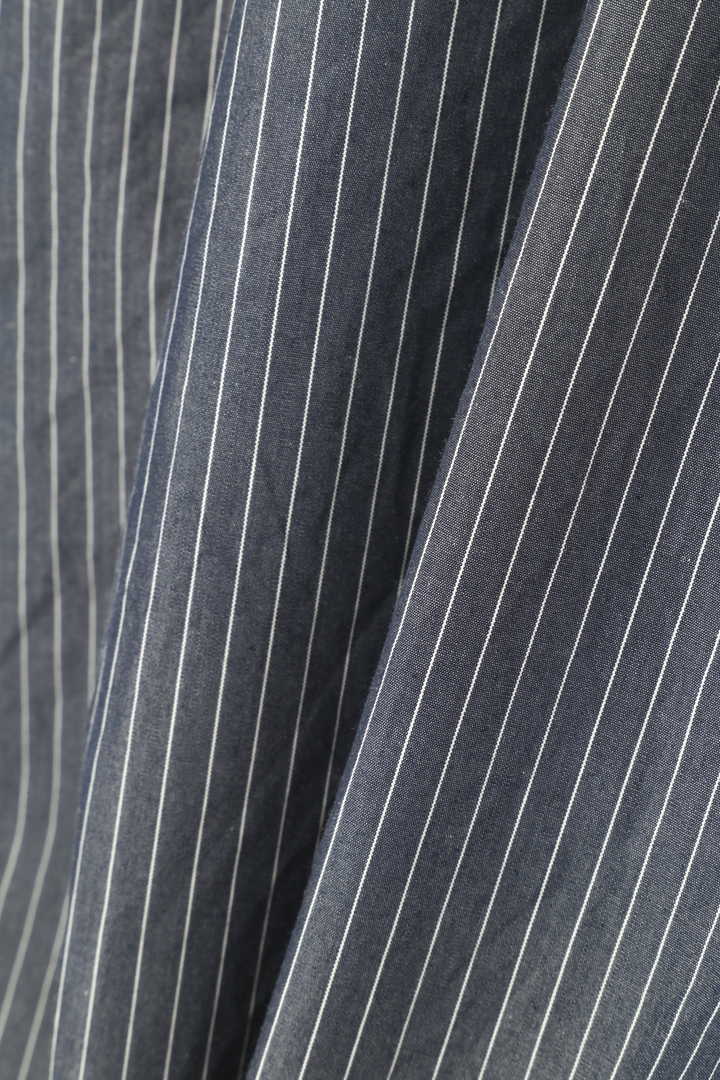 PENCIL STRIPE COTTON POPLIN