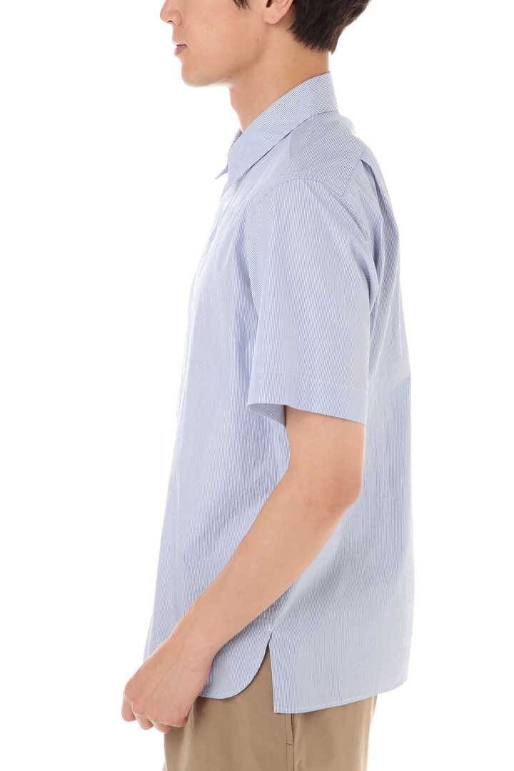 NARROW STRIPE COTTON POPLIN