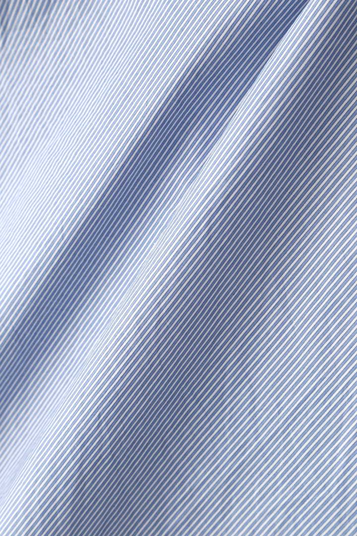 NARROW STRIPE COTTON POPLIN