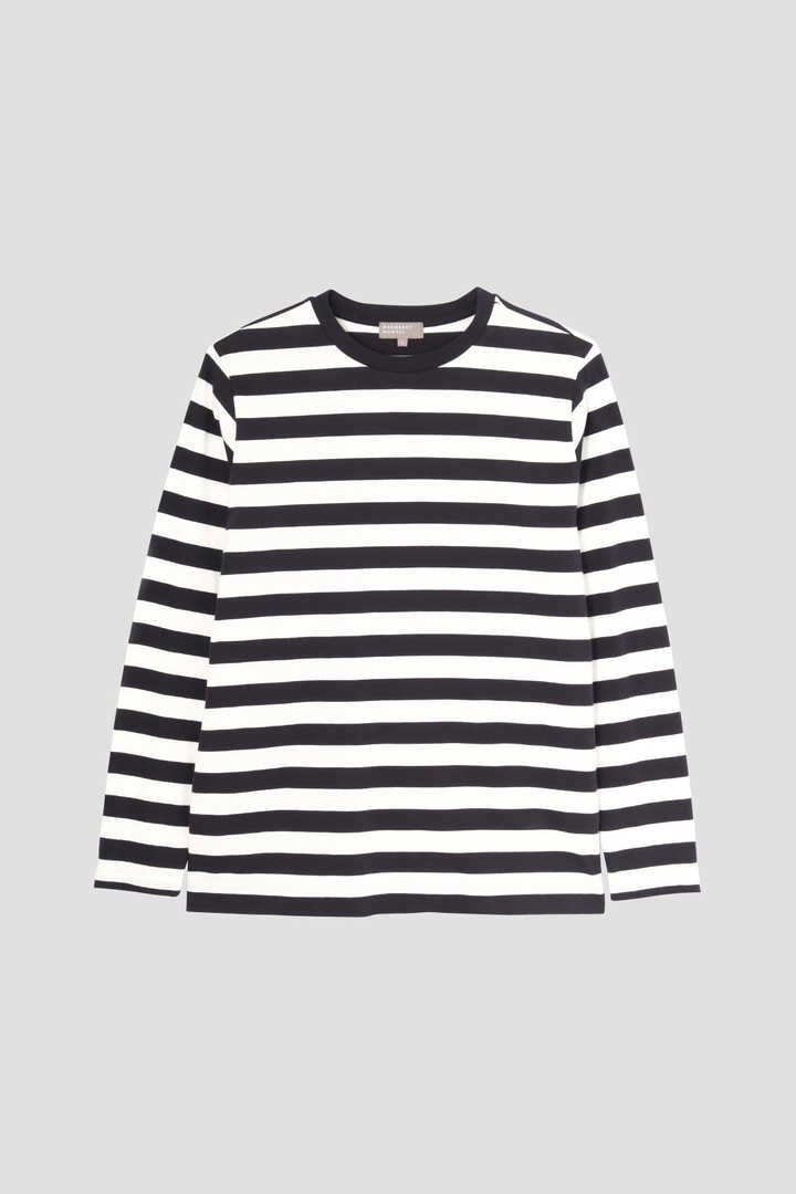 DENSE COTTON SOFT JERSEY STRIPE