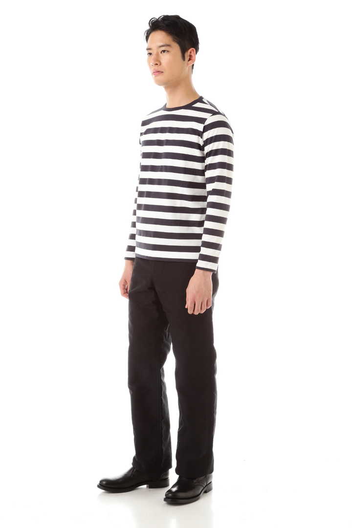DENSE COTTON SOFT JERSEY STRIPE