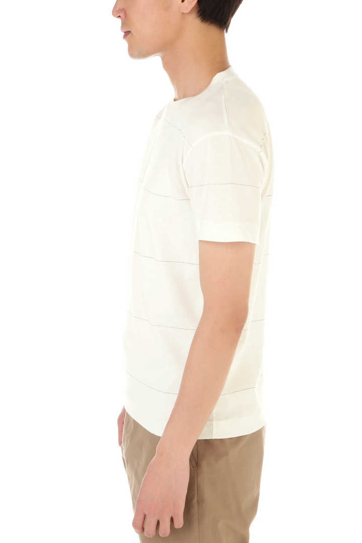 ODD STRIPE COTTON JERSEY
