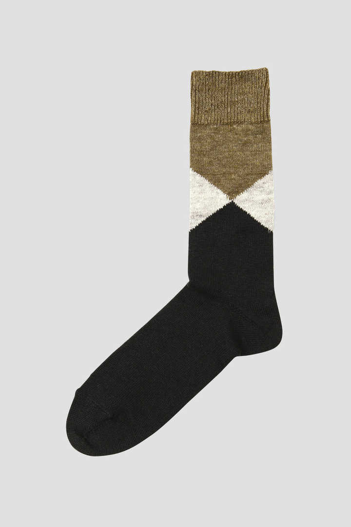 ARGYLE LINEN SOCK