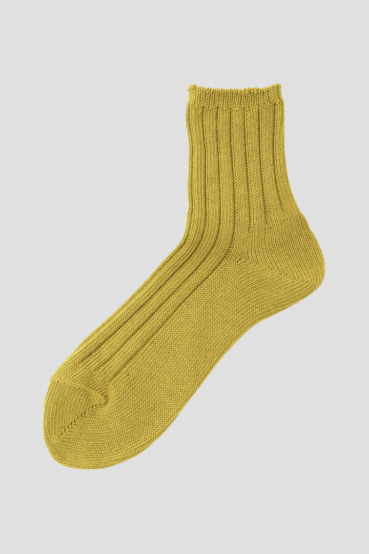 RIB LINEN SOCK