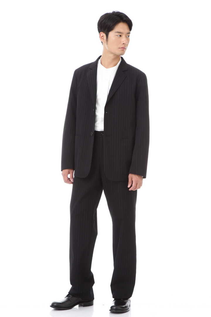 DRY FINISH PINSTRIPE WOOL