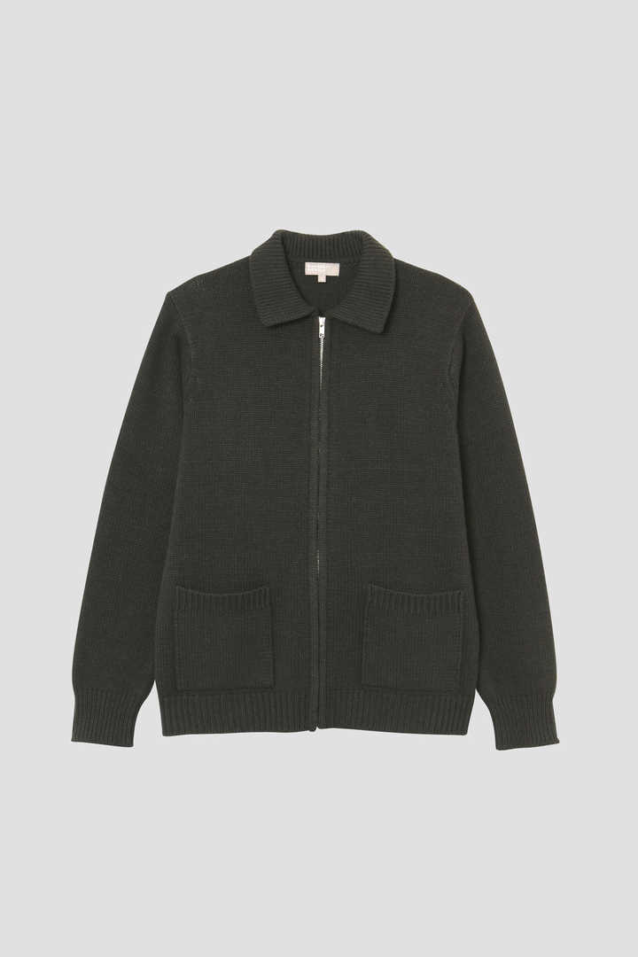 WOOCASHMERE CHUNKY ZIP BLOUSON1