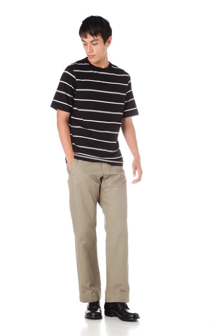 COTTON ENGINEERED STRIPE