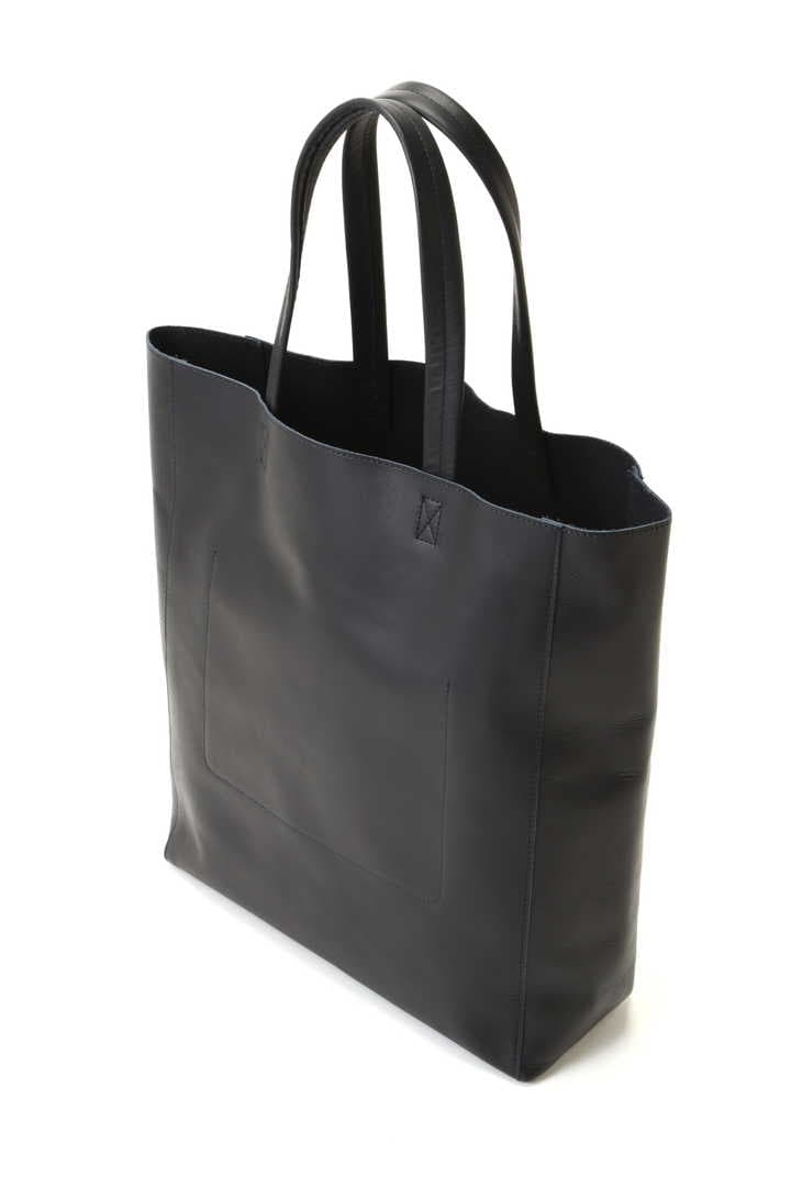 Smooth best sale leather tote