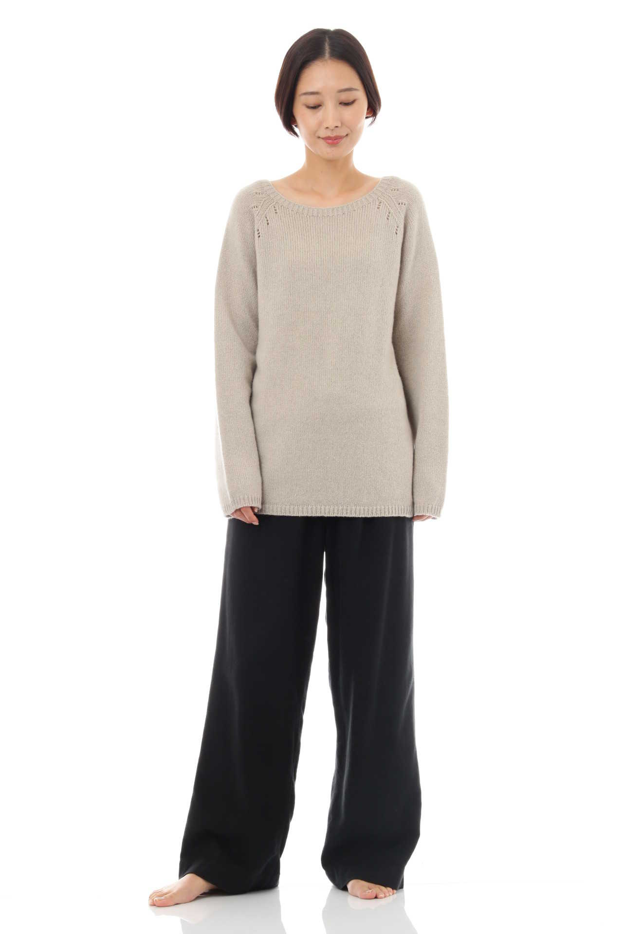 WOOL CASHMERE SILK JUMPER