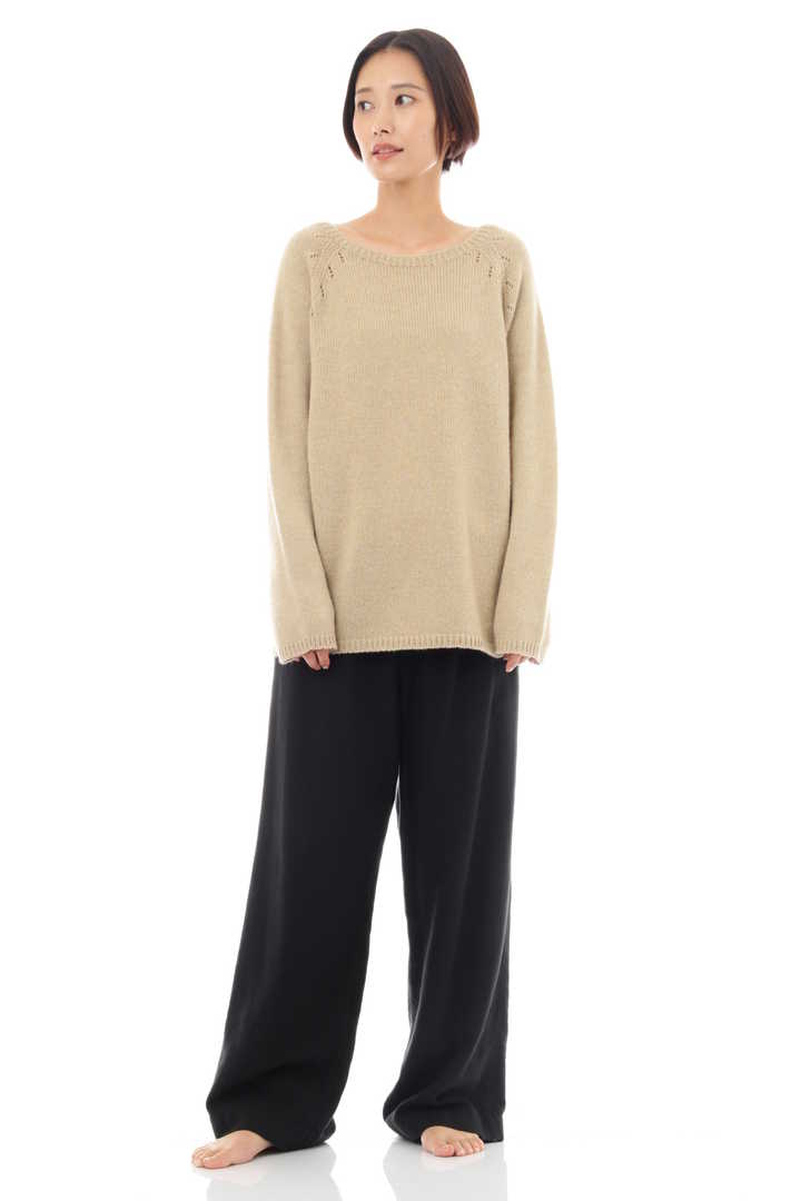 WOOL CASHMERE SILK JUMPER